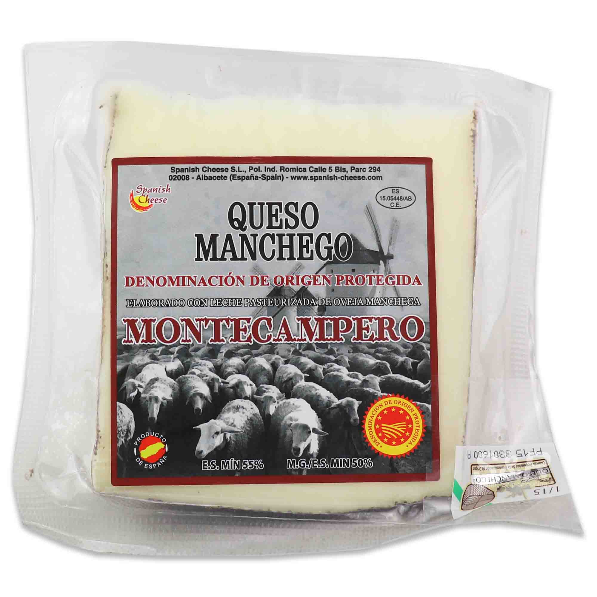 Queso Manchego Montecampero Spanish Cheese 200g Queso Manchego Montecampero Spanish Cheese 200g